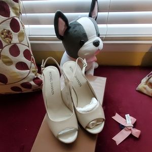 Patent leather slings